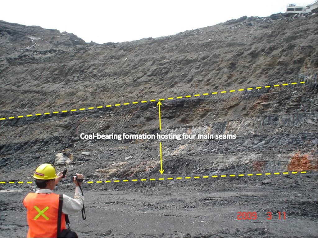 Figure 2 The coal-bearing formation
