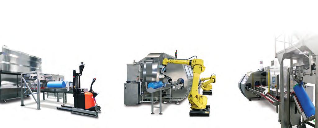 that Hiperbaric can also provide: Fully automated systems for product handling, loading and unloading.