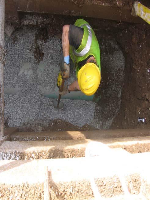 BEDDING: Bedding may be used to bring the trench bottom up to grade before the pipe is installed. Its purpose is to provide continuous and uniform support.