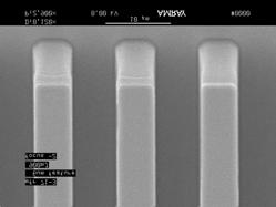 AZ P4620 Lithography performance 12 µm 10 µm 9.0 µm 8.
