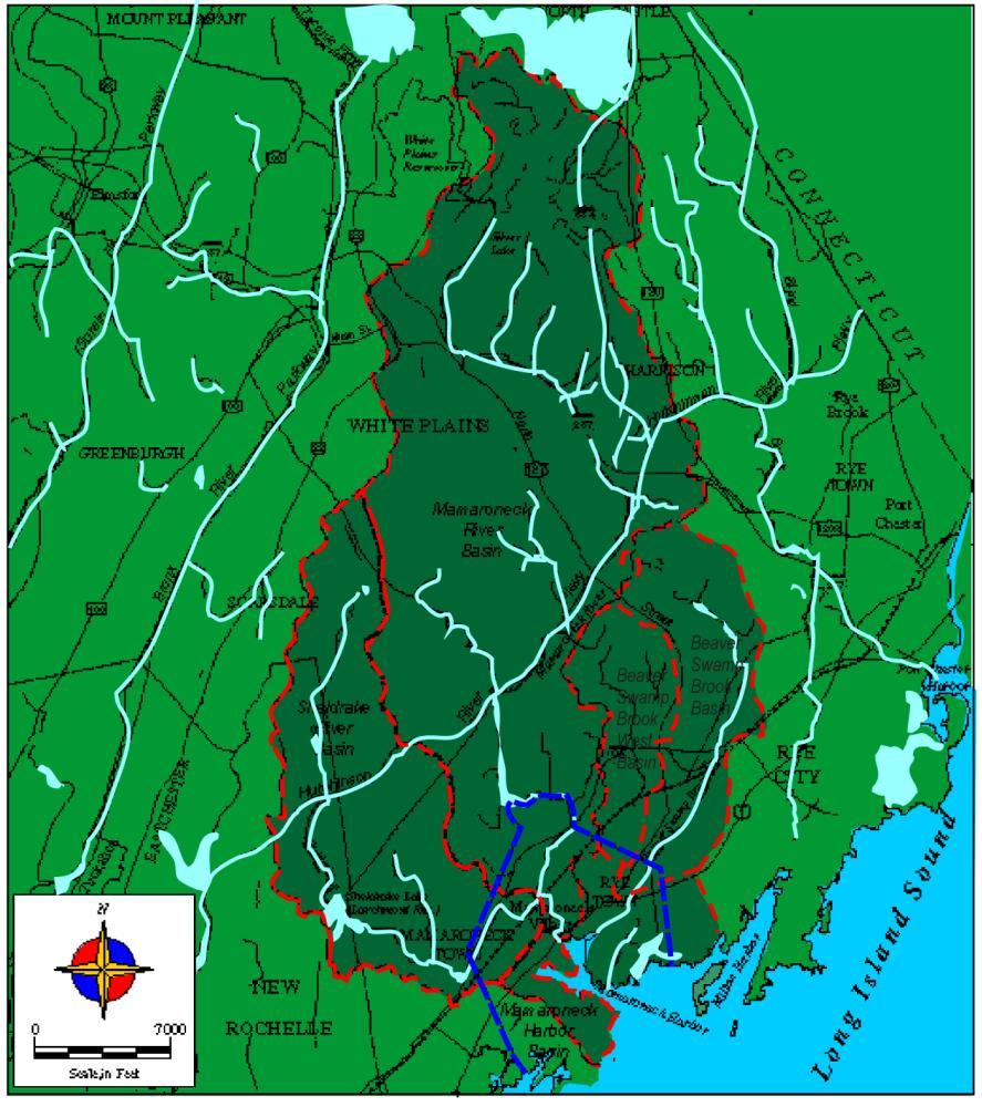 Mamaroneck Watersheds Approximately 32 Square Miles (20,480 Acres) 5 Drainage Subbasins
