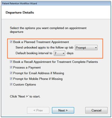 Configuring Planned Treatment Appointment What does this configuration achieve?