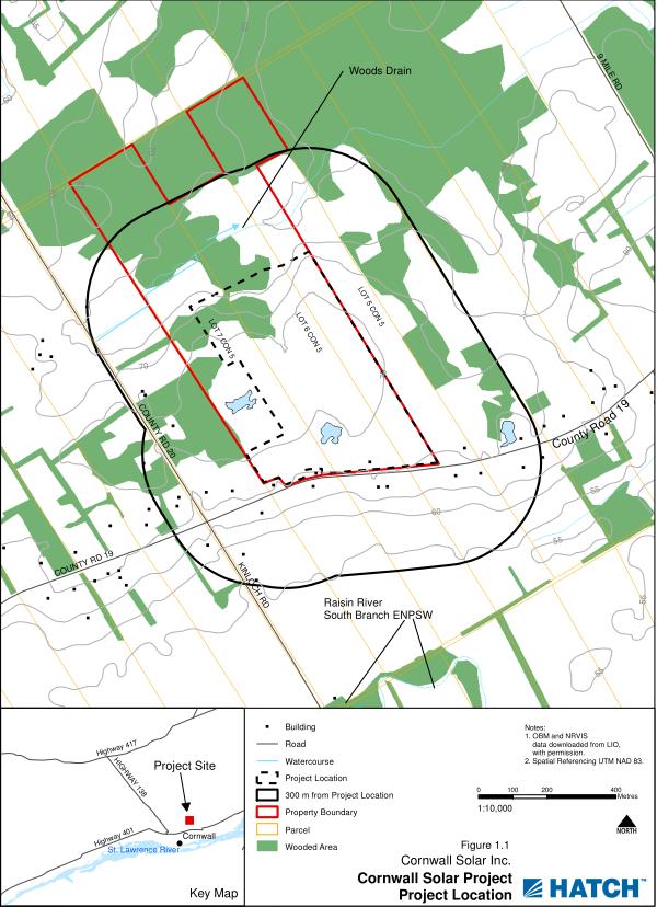 NOTICE OF A PROPOSED CHANGE TO AN APPROVED RENEWABLE ENERGY PROJECT Project Name: Cornwall Solar Project OPA Reference Number: FIT-F3SJUUQ Project Location: The Project is located on Part of Lots 5,