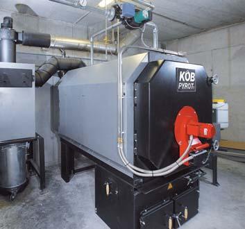 Alzey Clinic, Germany At the heart of this multi-mode system is a Pyrotec biomass boiler fired with solid fuel. The boiler meets around 70 to 80 % of the clinic's energy needs.
