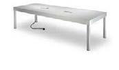 A) G30BWP G30 Bar Table, Powered (white top) 72"L 26"D 42"H POWERED DETAIL C.