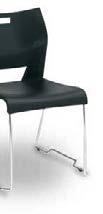 G) SC3 Brewer Chair (onyx, black) 20"L 20"D 32"H H) XC3 Luxor Guest