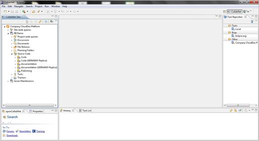 Working in the IDE The following section describes a few common developer tasks, using Eclipse as an example.
