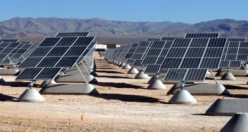 Solar Panels on vacant land