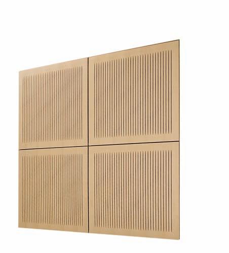Solo-M panels are a modified version of the standard Solo product and an economic consideration in lieu of Quadrillo finished panels which offers large panels, design versatility and full
