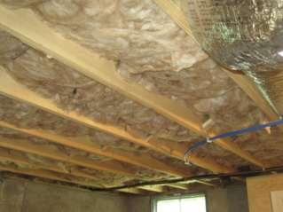 According to the RESNET standards on Grade III installation, This designation shall include wall insulation that is not in substantial contact with the sheathing on at least one side of the cavity,