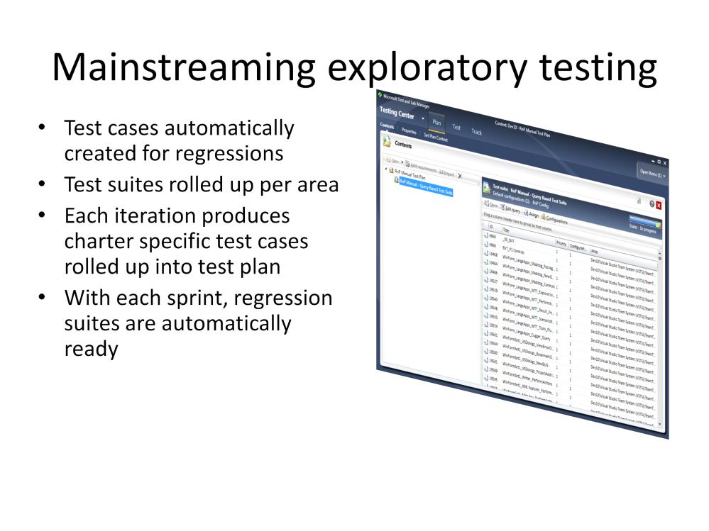 Some of the key things you saw in the Demo include: - How easy it is to create test cases from you exploratory session this could be either during the session or post the session completion - How the