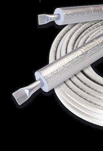Air conditioning Ebrilsplit Alu is our single pre-insulated 3103 aluminum alloy tube manufactured with Ebrille s foamed polyethylene, obtained by extrusion using environmentally friendly gases.