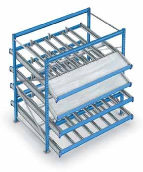 Selecta-Flo Components and Accessories Selecta-Flo Tilt Shelves The optional tilt tray feature facilities picking and unloading