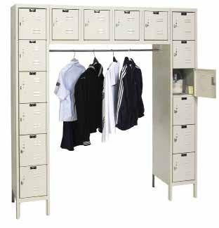 Premium Lockers Premium lockers available in five popular colors: grey, parchment, maroon, marine blue or green mist. Standard 16-gauge locker doors with louvered vents.