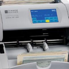 It scans checks at an incredible speed of 400 checks per minute, the fastest available on a desktop scanner.