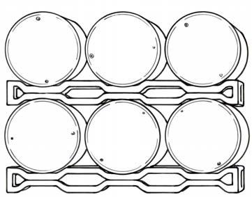 Figure 12.1 Example of drum rack Figure 12.