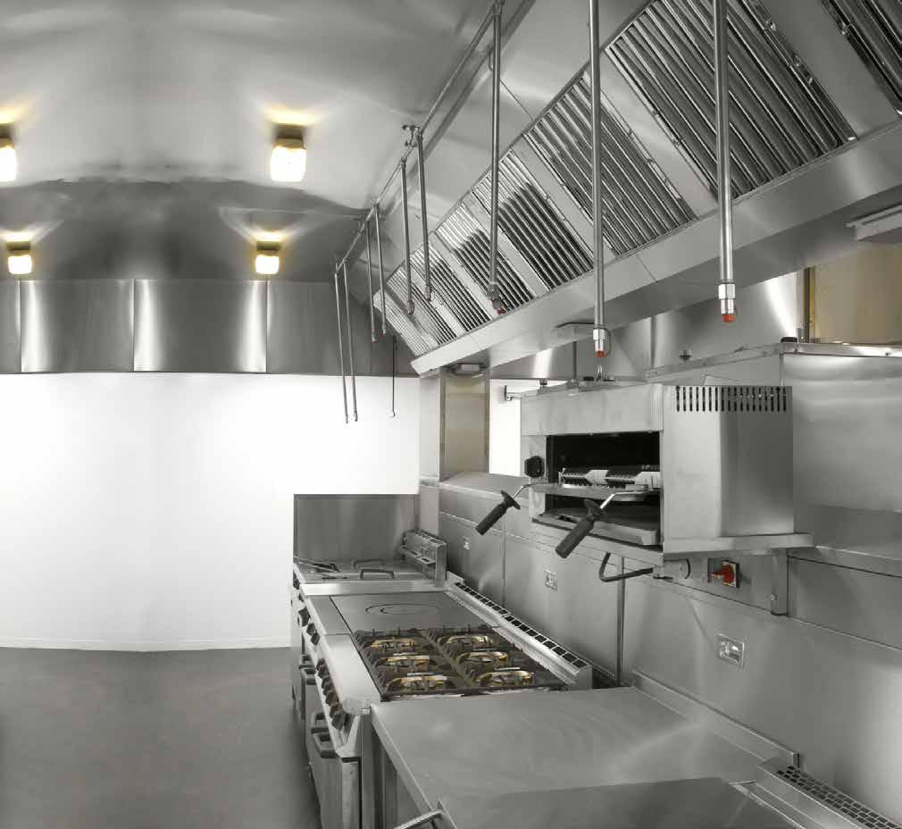 Commercial Kitchens Commercial kitchens and food preparation areas require frequent and thorough cleaning to maintain food hygiene standards.