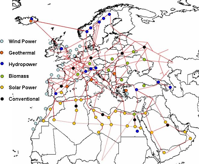large-scale electricity grids, especially if more fluctuating resources are incorporated.