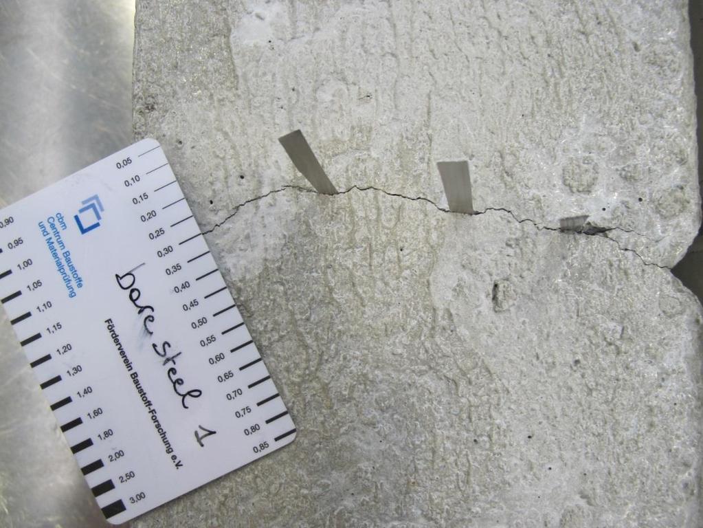 Preparation of samples A crack (0.