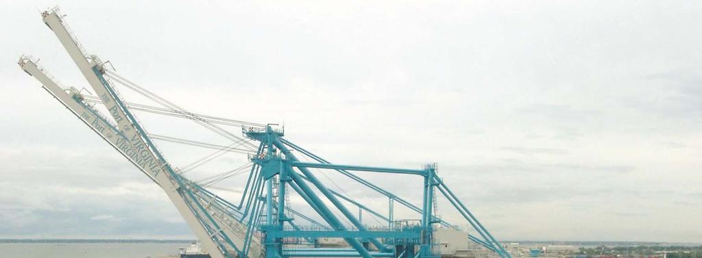 Elevating Girder Crane Design Virginia Port Authority, Norfolk, Virginia Liftech worked with VIT and ZPMC engineers to develop the elevating girder crane design.