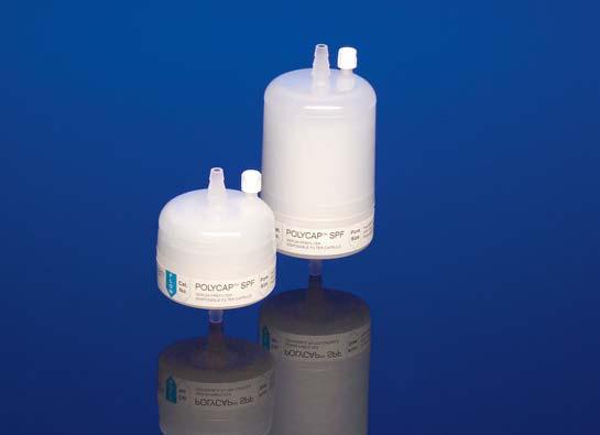 Polycap SPF Polycap SPF (Serum Pre-Filter) is an exceptional product that is optimized for pre-filtration applications and is typically used upstream of a Polycap AS or Polycap PES capsule.