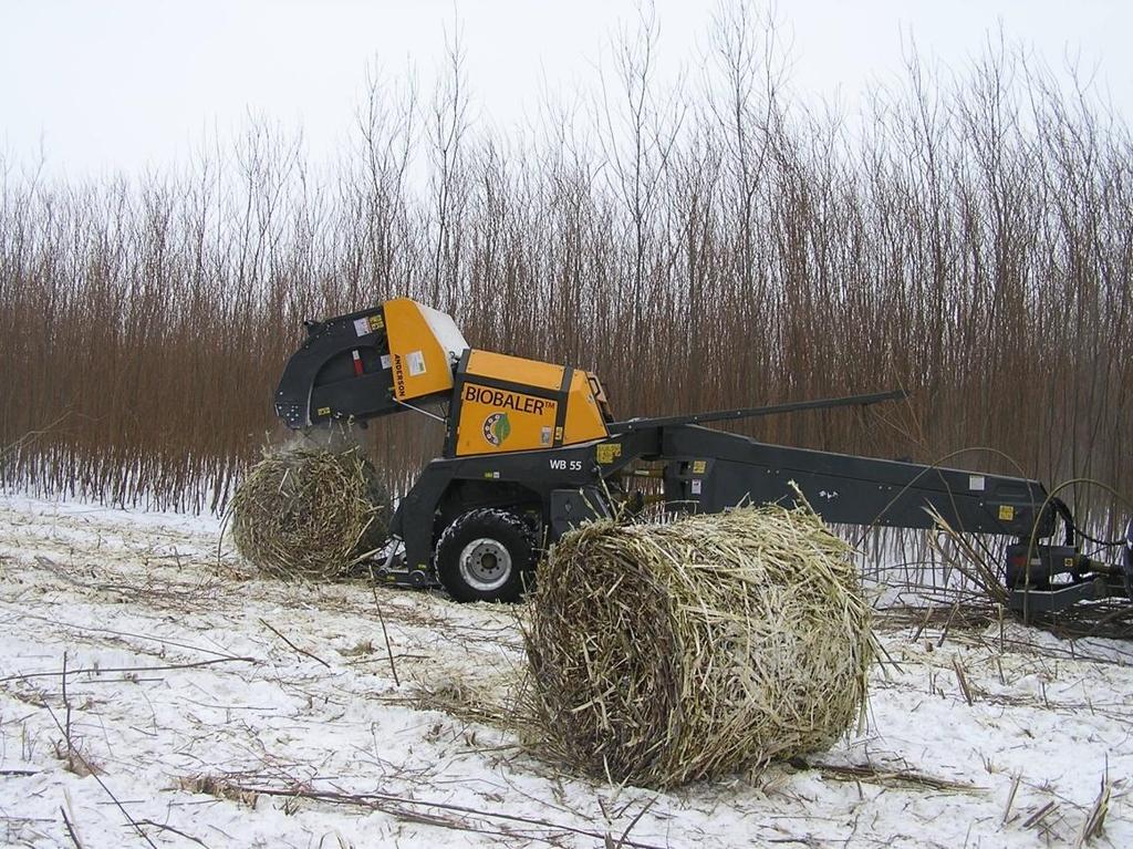 Two-stage woody biomass harvest - Biobaler Harvest