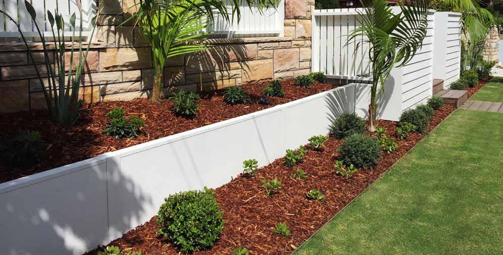 This saves a significant amount of time, money and space by avoiding the need to build a separate retaining wall which occupies a sizeable amount of land. Up to 750mm of retaining 2.