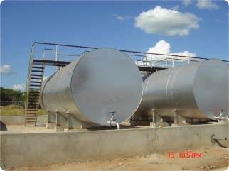 and installations of storage tanks,