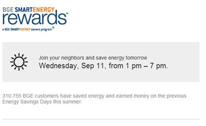 Energy Savings Day, you earned $9.