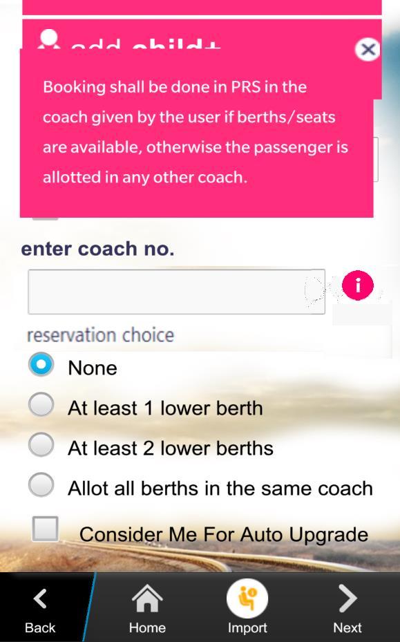 same coach number for new passenger. Figure 3.5.