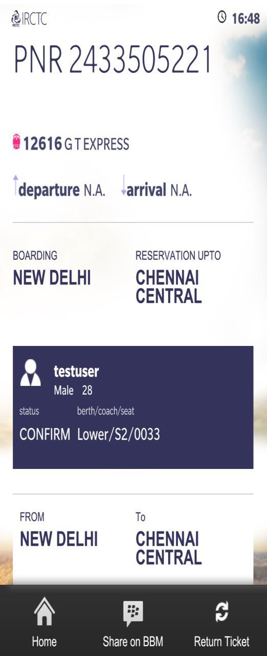 3.8. Ticket Details Figure 3. shows the summary of the ticket. Click Home icon button to go home page.