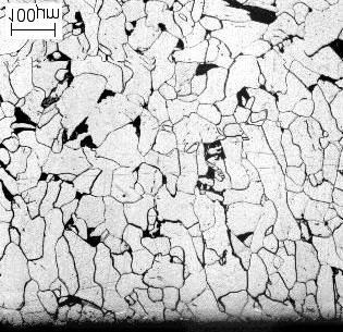 Figures 12 a-d show the final microstructures for strip samples obtained from the plant which were cast under similar solidification conditions but subjected to