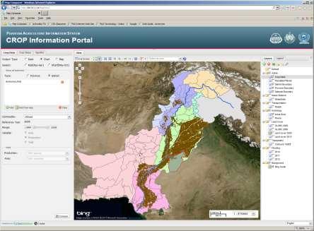 Background The Crop Information Portal is a component of the Agriculture Information System (AIS) of Pakistan.