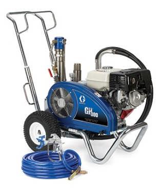4 Tip: 517-537 or equivalent. Hose: 3/8 diameter airless spray line for the first 50 from pump and ¼ x 6 whip Pump: (Graco) GH 833 or equivalent PSI: 4000/ 276 GPM: 3.0 / 11.