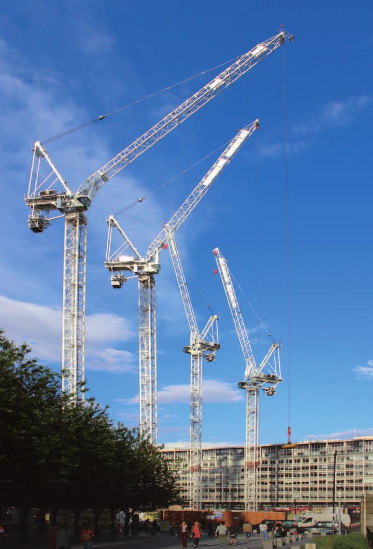 A working crane is a profitable crane, and Terex tower cranes are built to work. They re well suited for heavy lifting and placement duties on the most challenging jobsites.