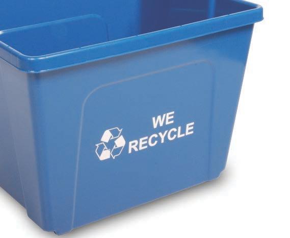 WE REDUCE, REUSE, RECYCLE Recycling is one of the best ways for you to have a positive impact on the world in which we live.