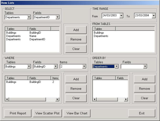 Example of a Screen Shot of a LIMS Stability Module- Free Format Query 1.