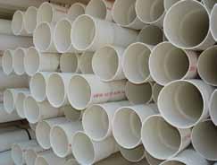 Cost effective PVC pipe and fittings cost less than comparable metal pipe systems.