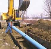 CIOD PVC Pressure Pipe is manufactured with Cast Iron Outside Diameter (CIOD) and factory-installed Double Seal Locked-In (DSLI ) gaskets in the bell.
