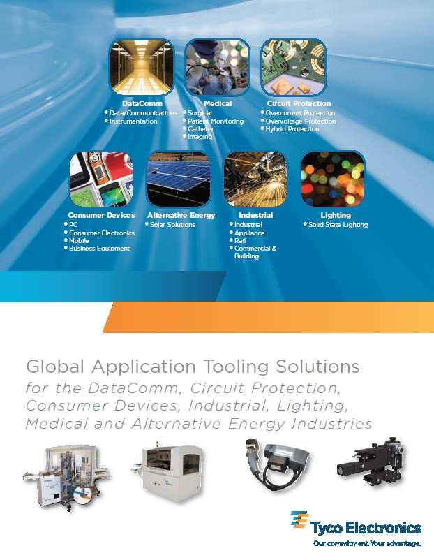 GATD has developed a new global (industry specific) Application Tooling Product Catalog 1. Provides general overview of GATD s entire global product portfolio application tooling / machines 2.