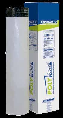 White Reflective Membranes - Polykool Polykool membrane is a premium, fire-rated, modified bitumen APP cap sheet meant for self-adhering installations.
