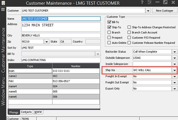 Rel. 9.0.3 Advanced Delivery Scheduling Check 3: ZIP Code Maintenance Finally, the system checks ZIP Code Maintenance for the ZIP code on the sales order.