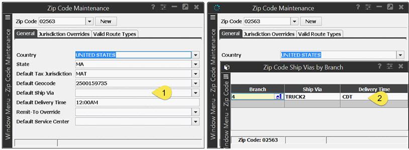 There are two settings you should review: 1. Today you have the options for a ZIP code to define the Default Ship Via field. 2.