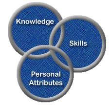 that by applying skills in a number of contexts the individual then gains the ability to reshape the skill though reflection and therefore develop a competency.