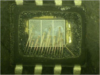 Fig. 3. Laser/chemical decapsulation of copper-wire part.