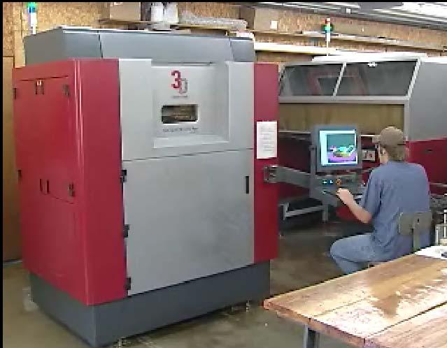 The Pro-Metal System; The Thermojet Modeler; The 612 Modeler; The Z810 Modeler; The Eden 330; Room Temperature Vulcanizing Tooling; Fig.1. Installation for rapid prototyping.