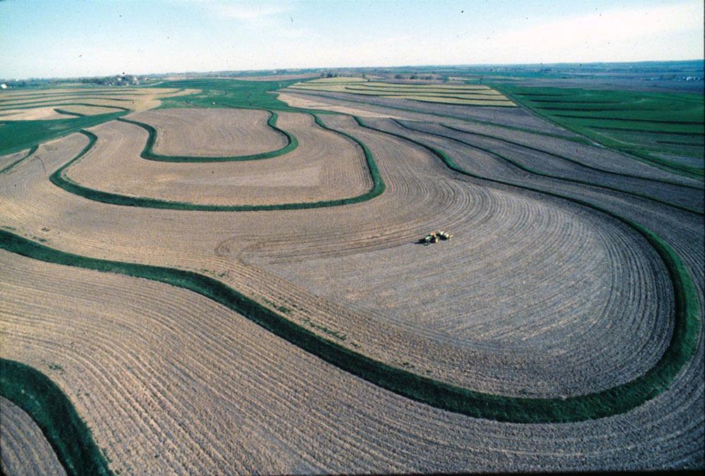 1. Poor Farming Practices o Loss of topsoil o Soil erosion Effects o less rich nutrients for crops to grow o wearing away of surface soil by water, wind Goals/Efforts: Contour plowing (reduces