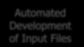 Reduction of Manual Errors Automated Development of Input Files Run
