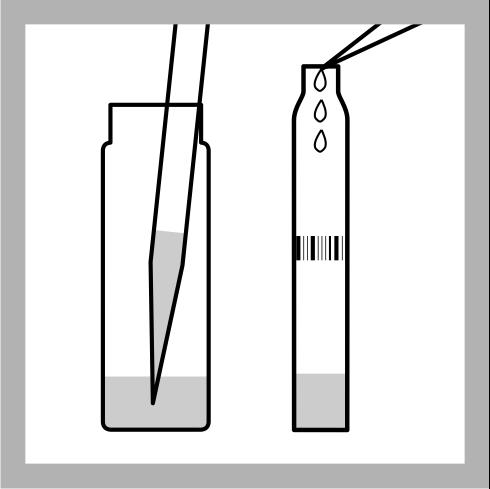 in the reaction tube solution. 8. Pipet 0.
