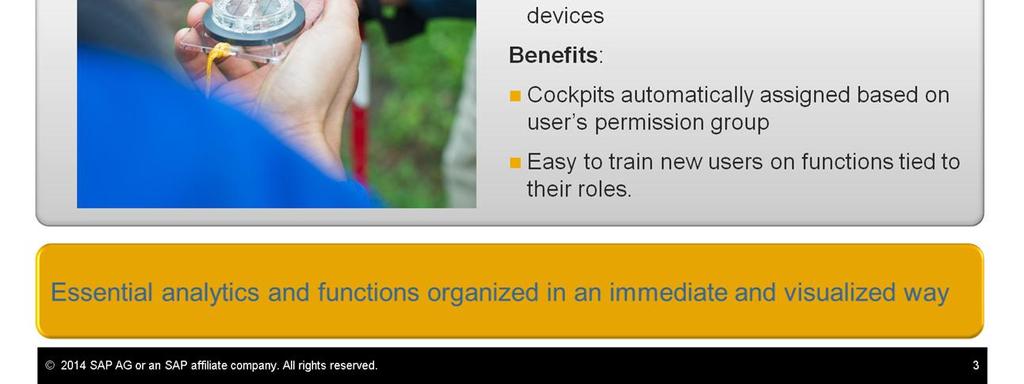 The HTML5 interface, which uses SAP s Fiori concept, is available for personal computers, tablets and mobile devices.